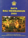 Data Bali Membangun 2005
