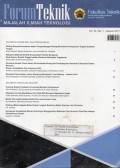 Forum Teknik: Majalah Ilmiah Teknologi Vol.34 No.1