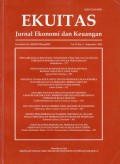 Ekuitas: Jurnal Ekonomi dan Keuangan Vol.18 No.3