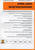 Jurnal Ilmiah Akuntansi dan Bisnis Vol.13 No.2 Juli 2018