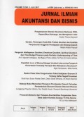 Jurnal Ilmiah Akuntansi dan Bisnis Vol.12 No.2 Juli 2017