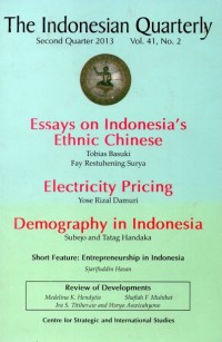 The Indonesian Quarterly Vol. 41 No. 2