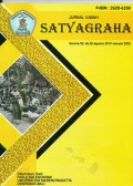 Satyagraha : Jurnal Ilmiah Ekonomi Universitas Mahendradatta Vol.2 No.2