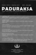 Paduraksa : Jurnal Teknik Sipil Universitas Warmadewa Vol.1 No.1