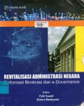 Revitalisasi Administrasi Negara : Reformasi Birokrasi e-Governance