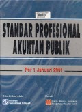 Standar Profesional Akuntan Publik Per 1 Januari 2001