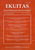 Ekuitas: Jurnal Ekonomi dan Keuangan Terakreditas No.80/DIKTI/Kep/2012 Vol.18 No.4