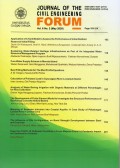 Journal of The Civil Engineering Forum Vol. 6 No.2