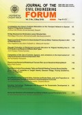 Journal of The Civil Engineering Forum Vol. 5 No.2