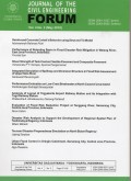 Journal of The Civil Engineering Forum Vol. 4 No.2