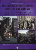 The Journal of Interlligence, Conflict, and Warfare : 2019 Casis Public Safety Conference Proceedings Vol.2 No.3