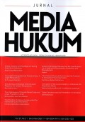 Jurnal Media Hukum Accredited with Sinta 2 Decree of Mohe No. 148/M/KPT/2020 Vol.27 No.2