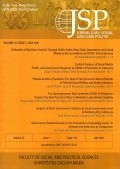 JSP: Jurnal Ilmu Sosial Dan Ilmu Politik Accredited by DIKTI 30/E/KPT/2019 Vol.25 No.1