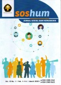 Soshum: Jurnal Sosial Dan Humaniora Terakreditasi No.148/M/KPT/2020 Vol.10 No.1
