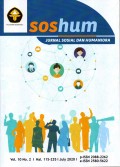 Soshum: Jurnal Sosial dan Humaniora Terakreditasi No.148/M/KPT/2020 Vol.10 No.2