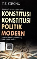 Konstitusi-Konstitusi Politik Modern: Studi Perbandingan tentang Sejarah dan Bentuk