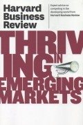 On Thriving in Emerging Markets