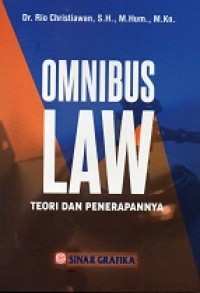 Omnibus Law Teori dan Penerapannya