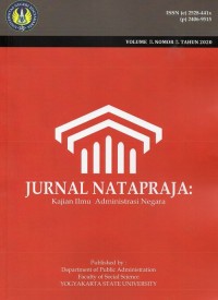 Jurnal Natapraja: Kajian Ilmu Administrasi Negara Vol.8 No.2