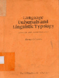 Language Universals and Linguistic Typology