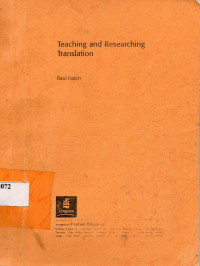 Teaching and Researching Translation