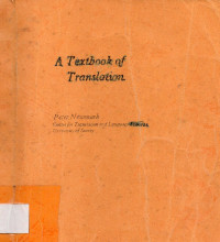 A Textbook of Translation