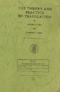 The Theory and Practice of Translation