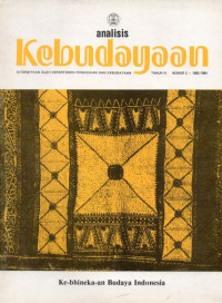 Analisis Kebudayaan: Tahun IV No.2