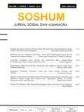 Soshum: Jurnal Sosial dan Humaniora Vol. 4 No.1