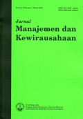 Jurnal Manajemen dan Kewirausahaan Terakreditasi No.36a/E/KPT/2016 Vol.18 No.1