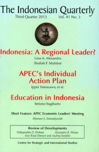 The Indonesian Quarterly Vol. 41 No. 3