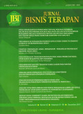 Jurnal Bisnis Terapan Vol.1 No.2