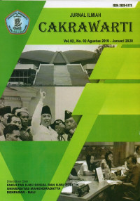 Jurnal Ilmiah Cakrawarti Vol.2 No.2