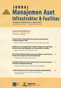 Jurnal Manajemen Aset Infrastruktur & Fasilitas Vol.3 Ed Khusus 1