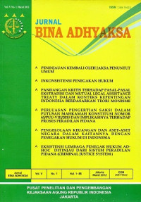 Jurnal Bina Adhyaksa Vol.4 No.1