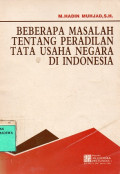 Beberapa Masalah Tentang Peradilan Tata Usaha Negara Di Indonesia Edisi 1