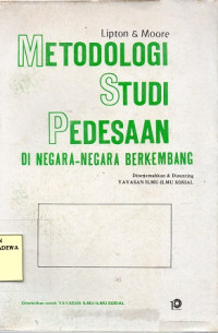 Metodologi Studi Pedesaan : Di Negara-Negara Berkembang