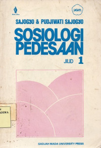 Sosiologi Pedesaan Jilid 1
