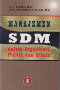 Manajemen SDM dalam Organisasi Publik dan Bisnis