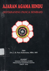 Ajaran Agama Hindu (Kotaraning Panca Sembah)