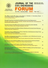 Journal of The Civil Engineering Forum Vol. 6 No.1