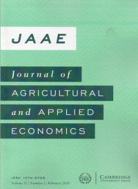 Journal of Agricultural and Applied Economics Vol. 52 No.1