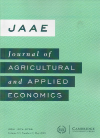 Journal of Agricultural and Applied Economics Vol. 52 No.2