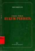 Pokok Pokok Hukum Perdata