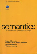 Semantics An Introduction to the Basic Concepts