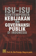 Isu-isu Kontemporer Kebijakan dan Governansi Publik di Indonesia