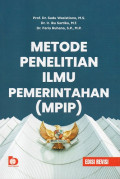Metode Penelitian Ilmu Pemerintahan (MPIP)