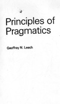 Principles of Pragmatics