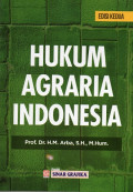 Hukum Agraria Indonesia (Edisi Kedua)