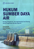 Hukum Sumber Daya Air: konsep Pengaturan, dan Implementasi Cost Sharing dalam Pengelolaan Sumber Daya Air
